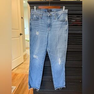 J. Crew Vintage Distressed Straight Leg Jeans